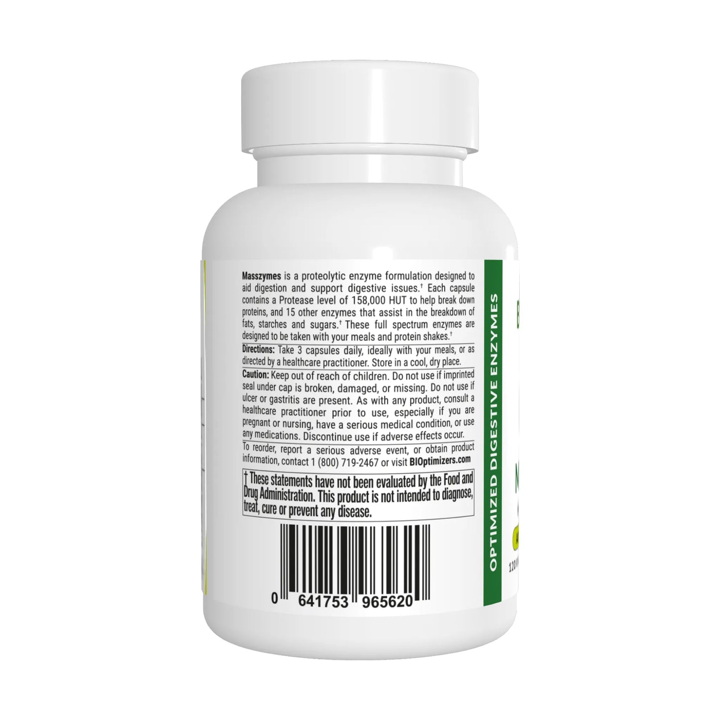 Masszymes Enzimas Digestivas (120 cápsulas)