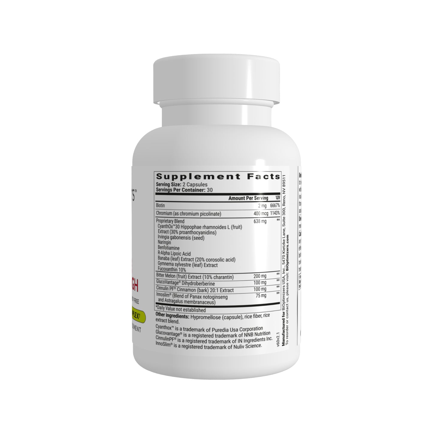 Blood Sugar Breakthrough (60 cápsulas)