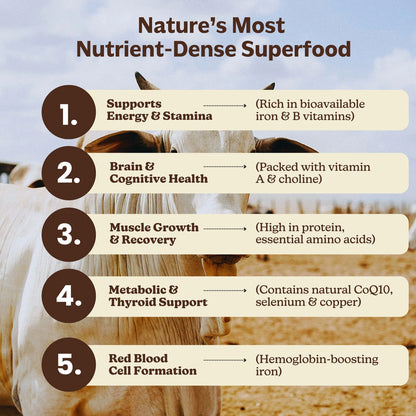 MK Supplements Grass-Fed Beef Liver
